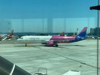  Erster Flug mit W!ZZ-Air BSL-FCO