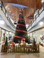 Weihnachtsdeko überall in der Stadt
