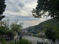 Aussicht vom Camping Genua Est