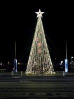 Weihnachtsbeleuchtung in Ponta Delgada