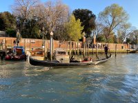 Gondoliere auf dem Canal Grande