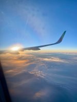 Sonnenaufgang über dem Atlantik