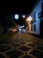 Weihnachtsbeleuchtung in Ponta Delgada