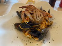 Spaghetti con Frutta di Gardasee