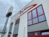 Die Halle zur Indoorbahn