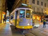 Tram in Lissabon