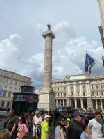  Mark-Aurel-Säule auf der Piazza Colonna