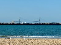 Hängebrücke über Cadiz