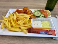 Crevetten zum Mittagessen