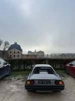 Am Morgen beim Schloss Vaux-le-Vicomte