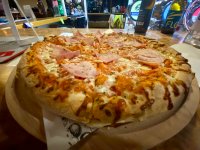 Pizza Prosciutto a la Camping