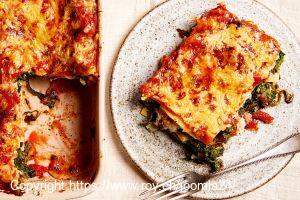 Lasagne mit Blumenkohl-Béchamelsauce