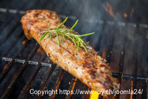 Mariniertes Schweinefilet vom Grill